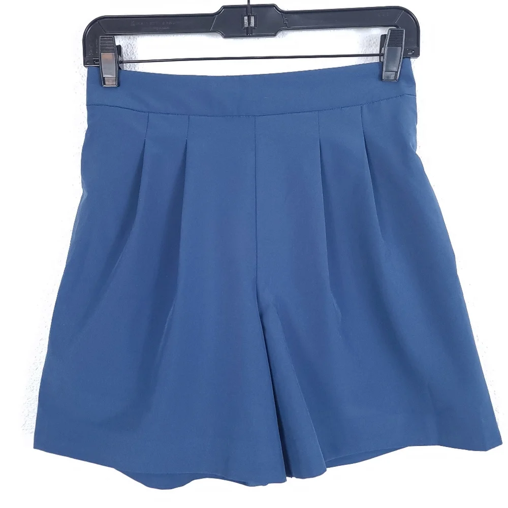 KIT AND ACE Women's Featherlight Shorts Relaxed Fit High Rise Blue - Picture 6 of 9